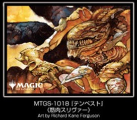 マジック:ザ・ギャザリング プレイヤーズカードスリーブ MTGS-1018 『テンペスト』 《筋肉スリヴァー》