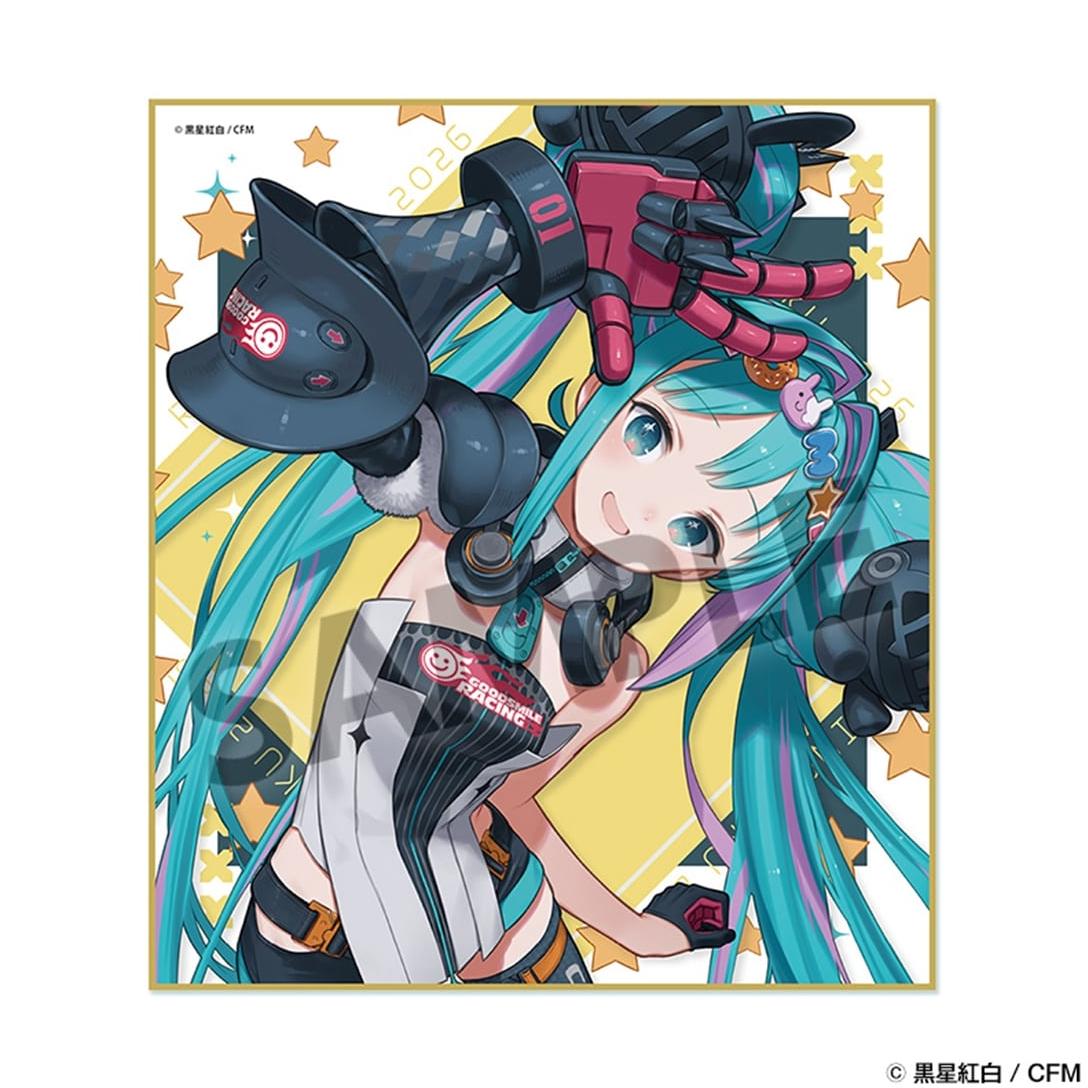 レーシングミク 2026 Rd.1 OKAYAMA 応援 Ver. ミニ色紙