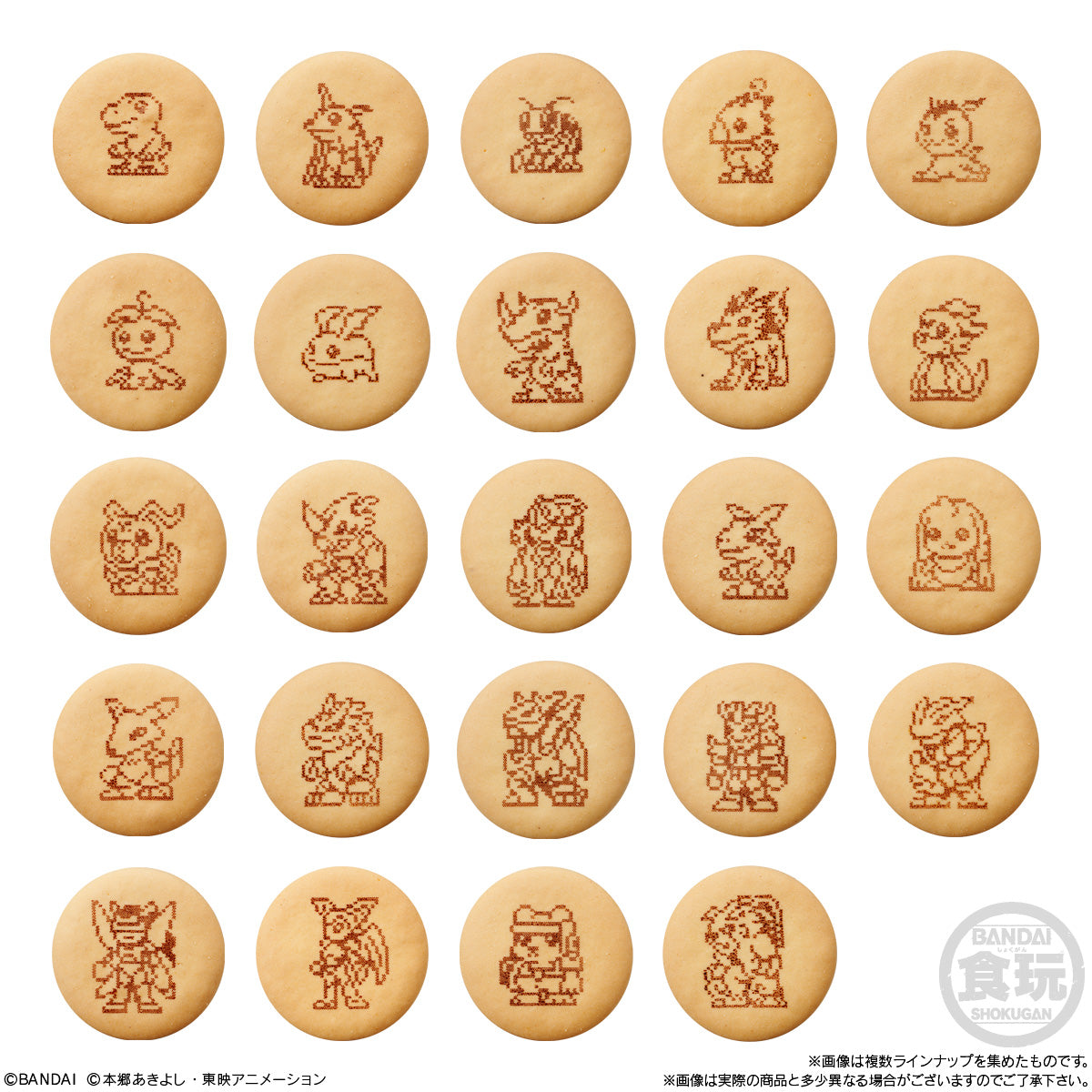 デジヴァイス パッケージチャーム＆ビスケット（10個入り）