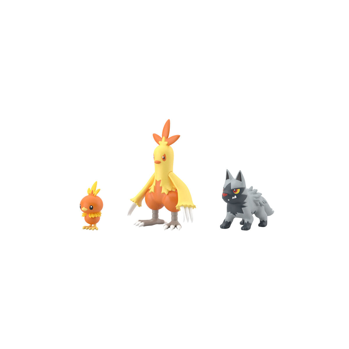 【定番単品販売】26 ポケモンスケールワールド　ホウエン地方　アチャモ＆ワカシャモ＆ポチエナ