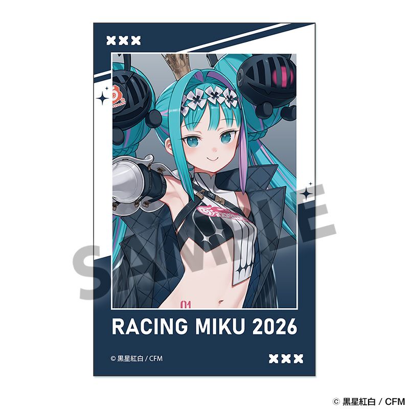 レーシングミク 2026 GSC 25th Ver. インスタントフォト風ステッカー