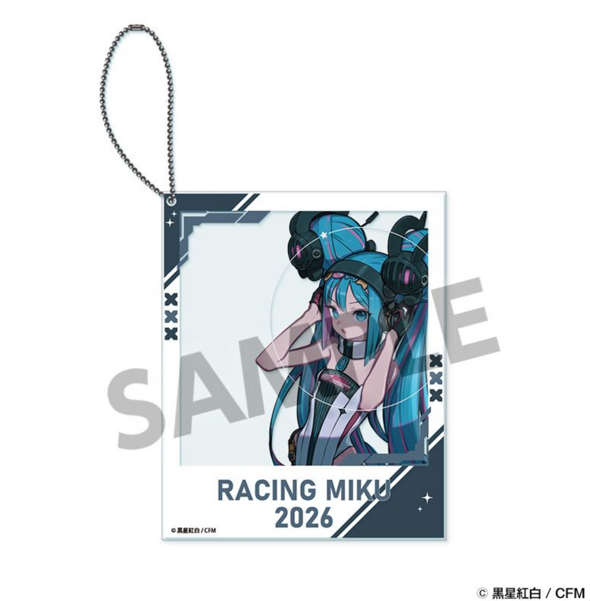レーシングミク 2026 Rd.2 FUJI 応援 Ver. ポラロイド風アクリルキーホルダー