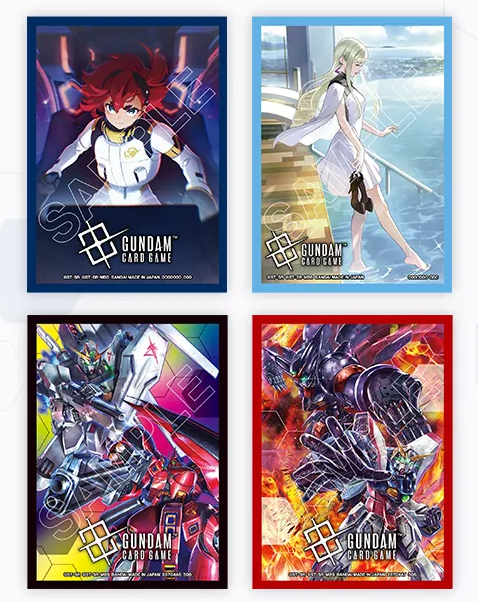 (1)ガンダムカードゲーム オフィシャルカードスリーブ 02（4種セット）