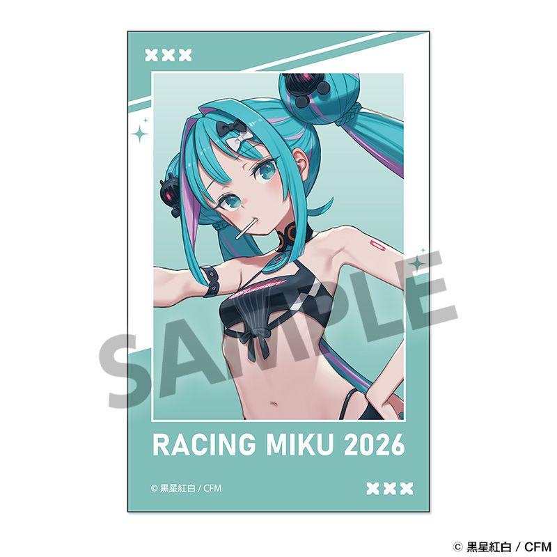 レーシングミク 2026 いいね！ Ver. インスタントフォト風ステッカー
