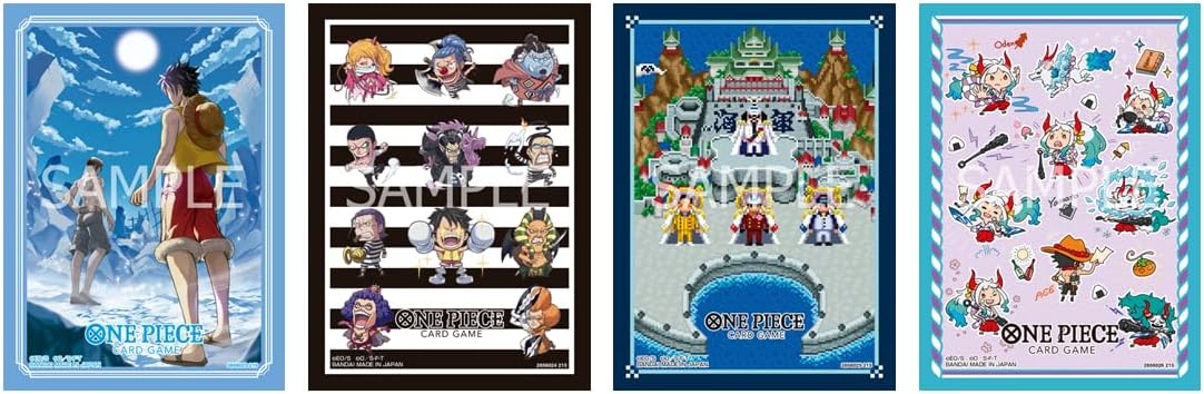 (6)ONE PIECEカードゲーム オフィシャルカードスリーブ15 （4種アソート）