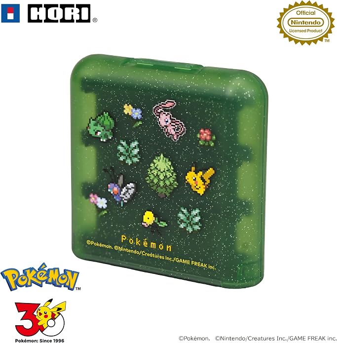 ポケモン ピクセル アートシリーズ カードケース 24枚収納 for Nintendo Switch™ 2 Pixel - 緑 -