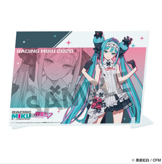 レーシングミク 2026 カフェ Ver. ビジュアルアクリルプレート
