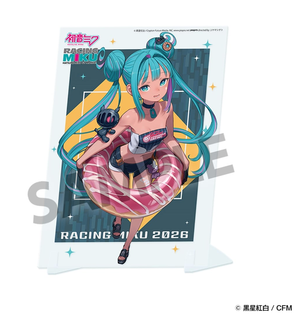 レーシングミク 2026 Rd.3 SEPANG 応援 Ver. ビジュアルアクリルプレート