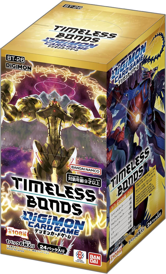 (1)デジモンカードゲーム ブースターパック TIMELESS BONDS【BT-26】