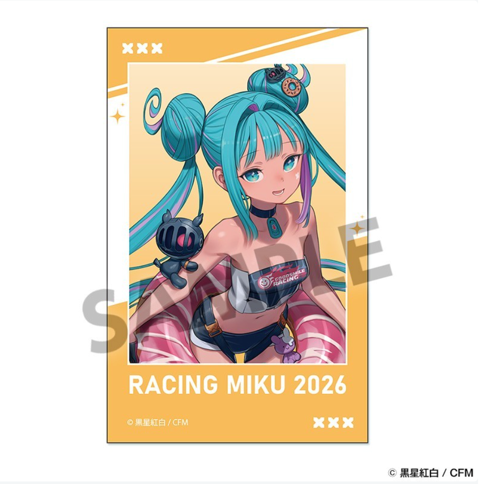 レーシングミク 2026 Rd.3 SEPANG 応援 Ver. インスタントフォト風ステッカー
