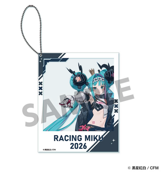 レーシングミク 2026 GSC 25th Ver. ポラロイド風アクリルキーホルダー
