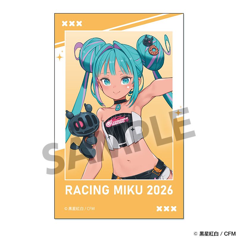 レーシングミク 2026 セパン Ver. インスタントフォト風ステッカー