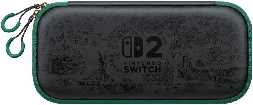 Nintendo Switch 2 キャリングケース ゼルダの伝説 40周年 アニバーサリーエディション（画面保護シート付き）