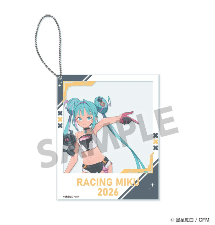 レーシングミク 2026 セパン Ver. ポラロイド風アクリルキーホルダー