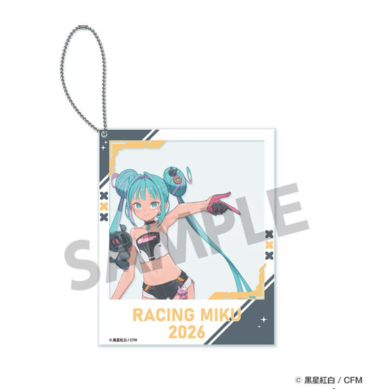 レーシングミク 2026 セパン Ver. ポラロイド風アクリルキーホルダー